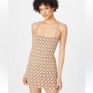 Motel Summer dress 'Sambre' in Beige chain tangle